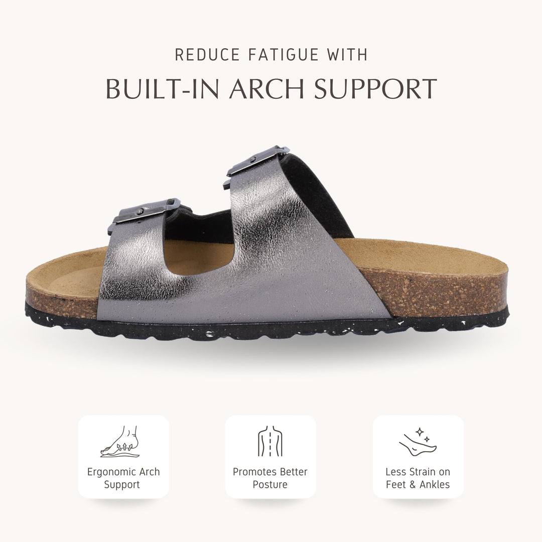 CMP ECO THALITA Women’s Sandals - – Lightweight, Adjustable Double Buckle with Shock-Absorbing Sole – Casual Travel & Outdoor Footwear – Made in Europe