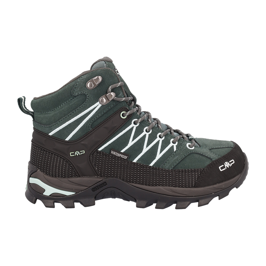 CMP RIGEL Women’s Mid Waterproof Hiking Boots – Lightweight Trail Shoes with Ankle Support & All-Terrain Grip. Designed in Italy.