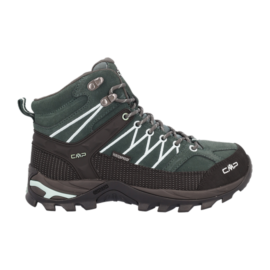 CMP RIGEL Women’s Mid Waterproof Hiking Boots – Lightweight Trail Shoes with Ankle Support & All-Terrain Grip. Designed in Italy.