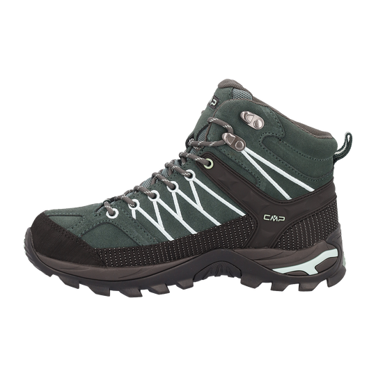 CMP RIGEL Women’s Mid Waterproof Hiking Boots – Lightweight Trail Shoes with Ankle Support & All-Terrain Grip. Designed in Italy.
