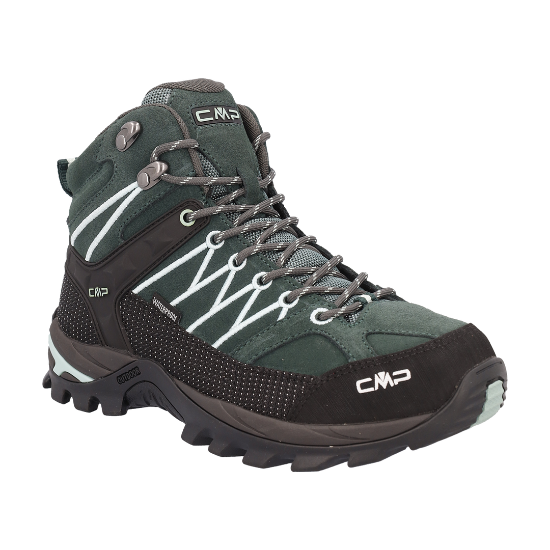 CMP RIGEL Women’s Mid Waterproof Hiking Boots – Lightweight Trail Shoes with Ankle Support & All-Terrain Grip. Designed in Italy.