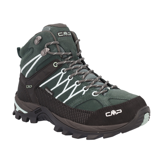 CMP RIGEL Women’s Mid Waterproof Hiking Boots – Lightweight Trail Shoes with Ankle Support & All-Terrain Grip. Designed in Italy.