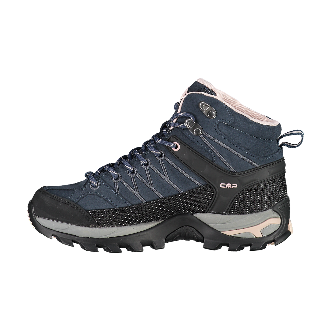 CMP RIGEL Women’s Mid Waterproof Hiking Boots – Lightweight Trail Shoes with Ankle Support & All-Terrain Grip. Designed in Italy.