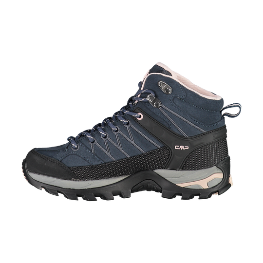 CMP RIGEL Women’s Mid Waterproof Hiking Boots – Lightweight Trail Shoes with Ankle Support & All-Terrain Grip. Designed in Italy.