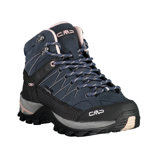 CMP RIGEL Women’s Mid Waterproof Hiking Boots – Lightweight Trail Shoes with Ankle Support & All-Terrain Grip. Designed in Italy.