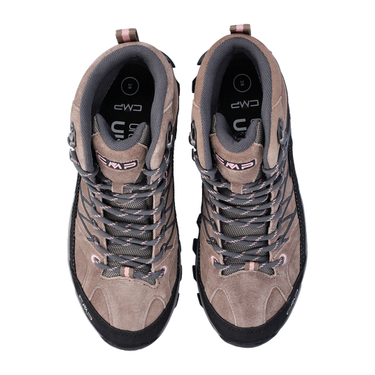 CMP RIGEL Women’s Mid Waterproof Hiking Boots – Lightweight Trail Shoes with Ankle Support & All-Terrain Grip. Designed in Italy.