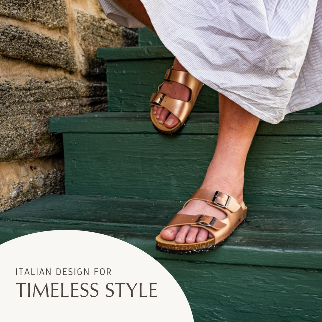 CMP ECO THALITA Women’s Sandals - – Lightweight, Adjustable Double Buckle with Shock-Absorbing Sole – Casual Travel & Outdoor Footwear – Made in Europe